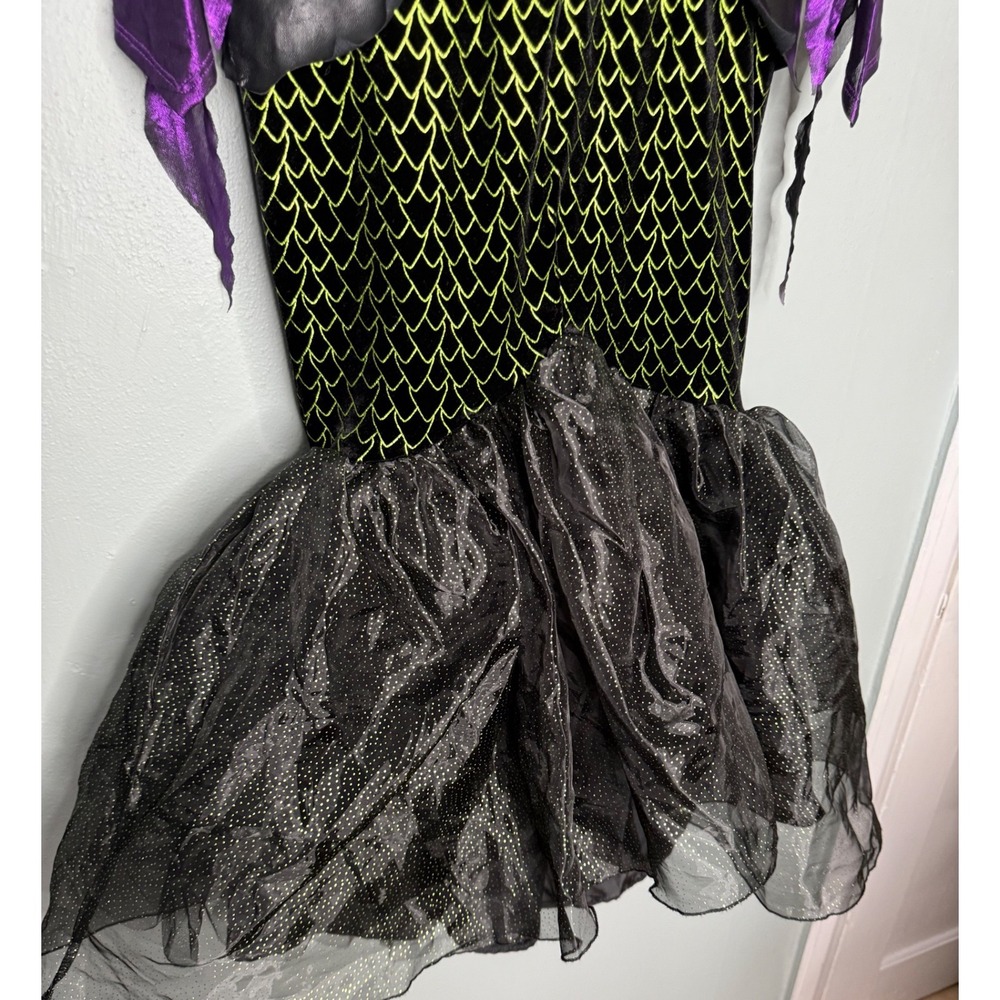Disney Villains Maleficent Girl's Dress‎ Halloween Costume - Picture 7 of 8